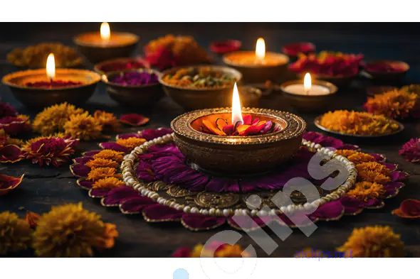 Diwali Decor and Diyas