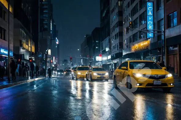 Night City Rain
