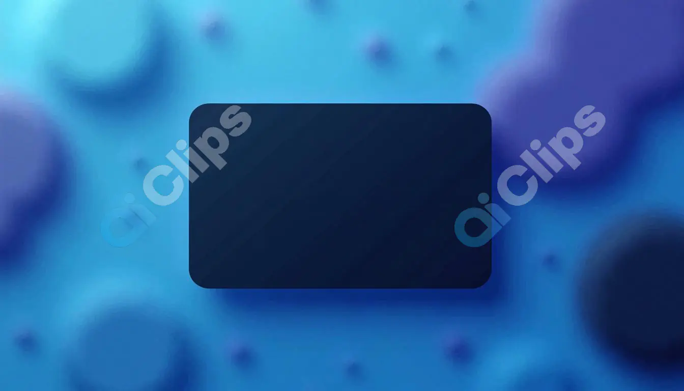 Abstract Blue and Purple Background with Dark Rectangle Element