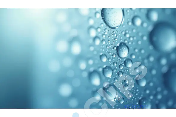 Close-Up Water Droplets on Glass - Macro Photography