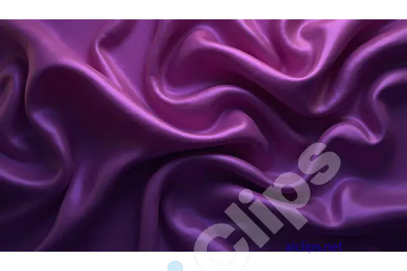 Elegant Flowing Purple Silk Fabric Background