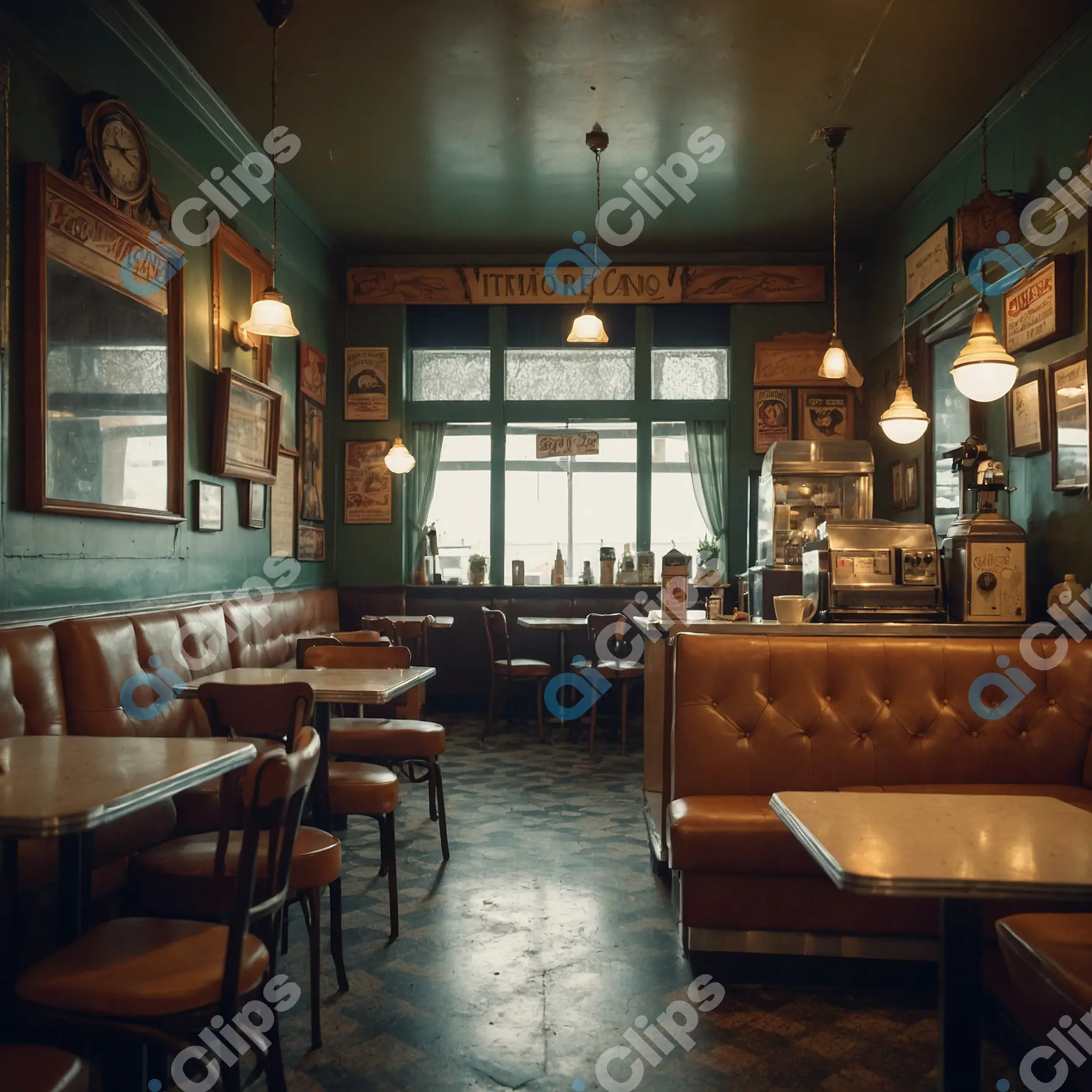 Vintage Cafe Interior