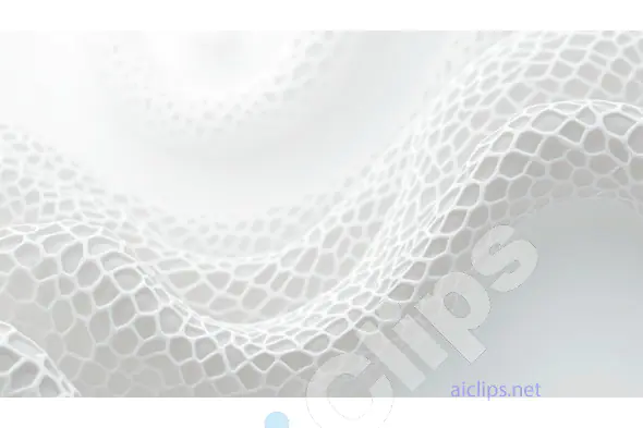 White Wavy Mesh Abstract Background