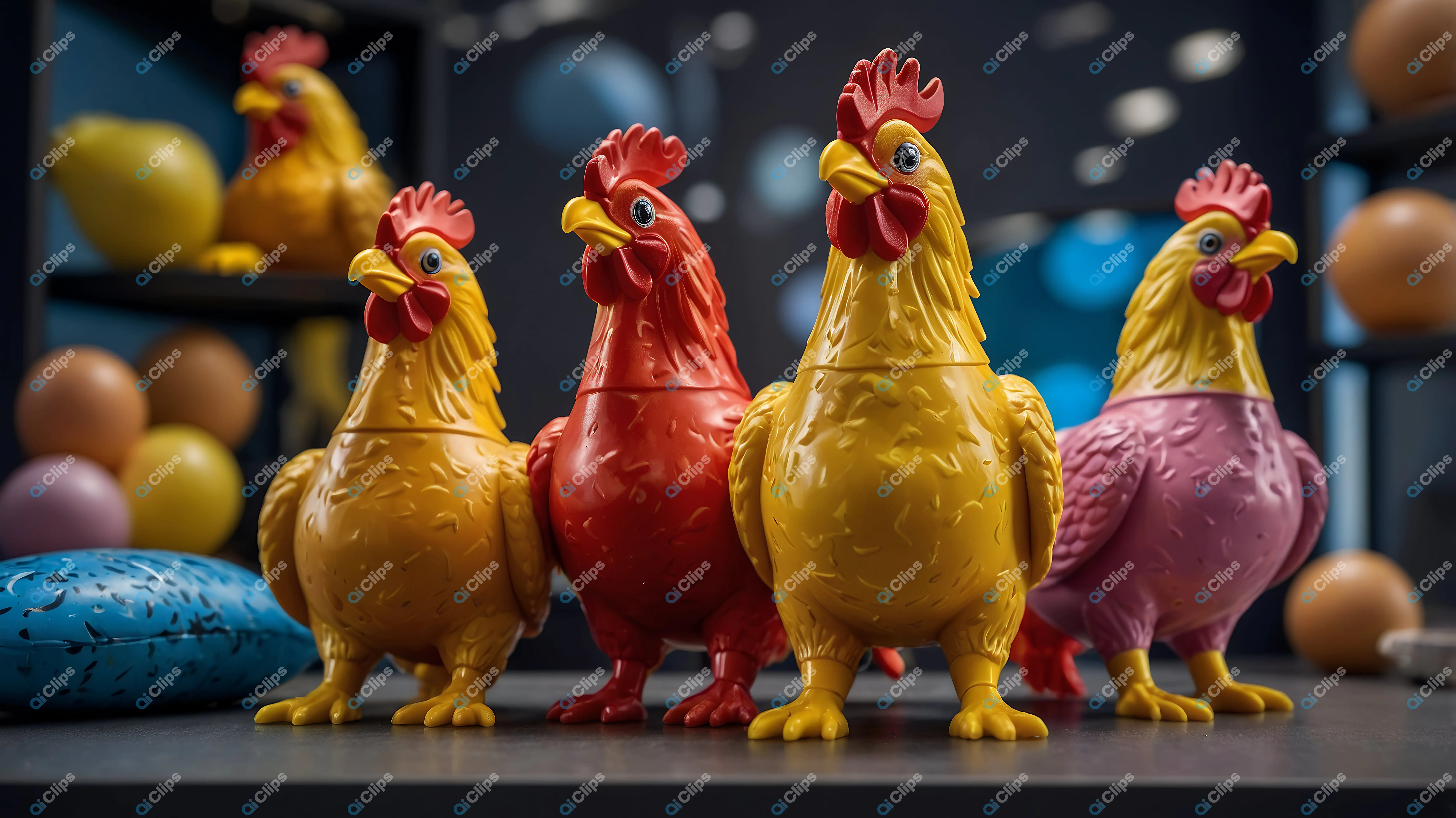 Colorful Chicken Toys