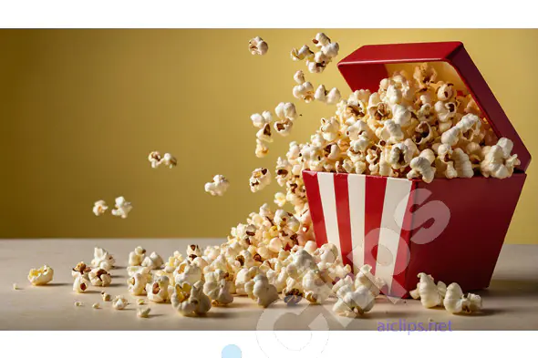 Popcorn Spilling Out