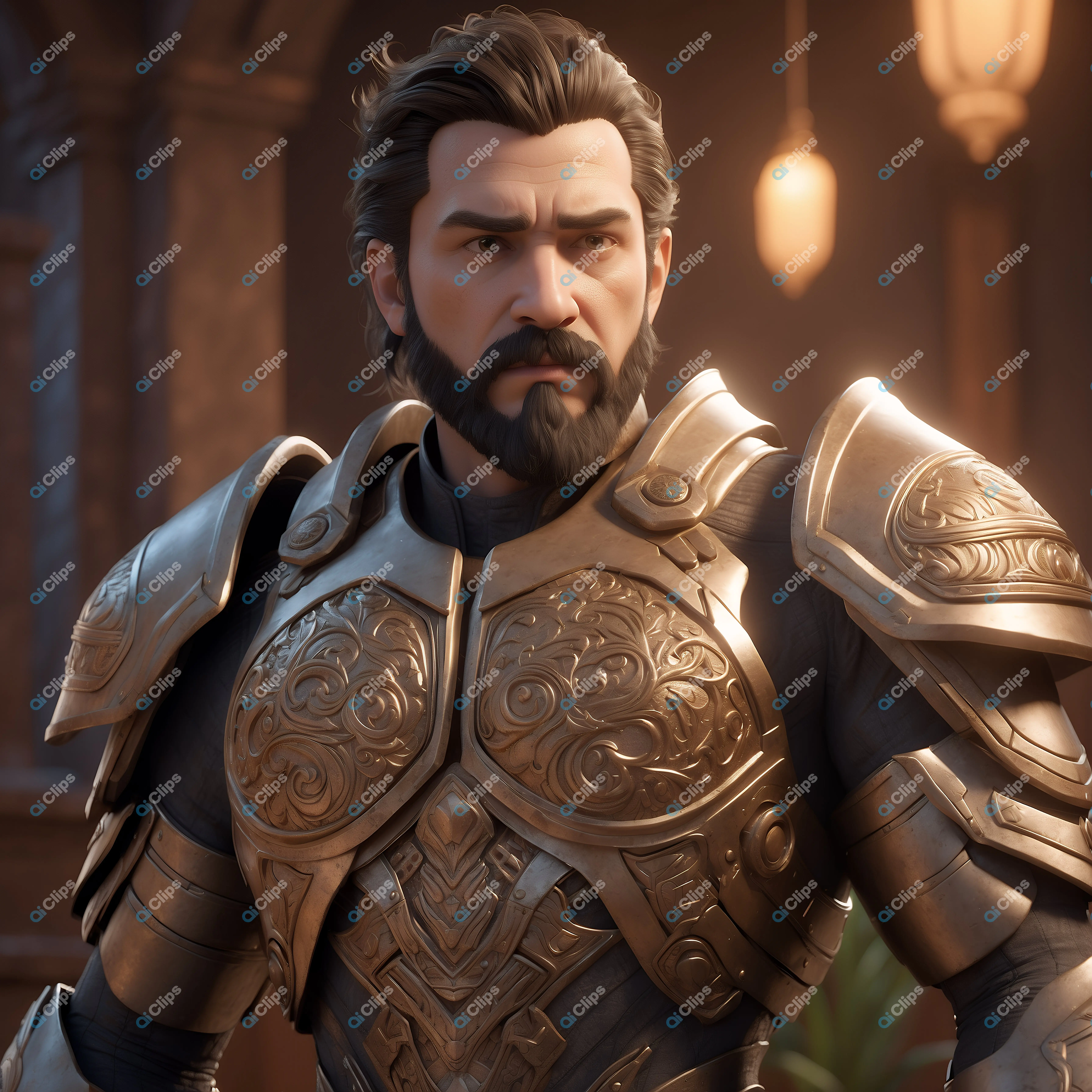 Medieval Knight in Armor