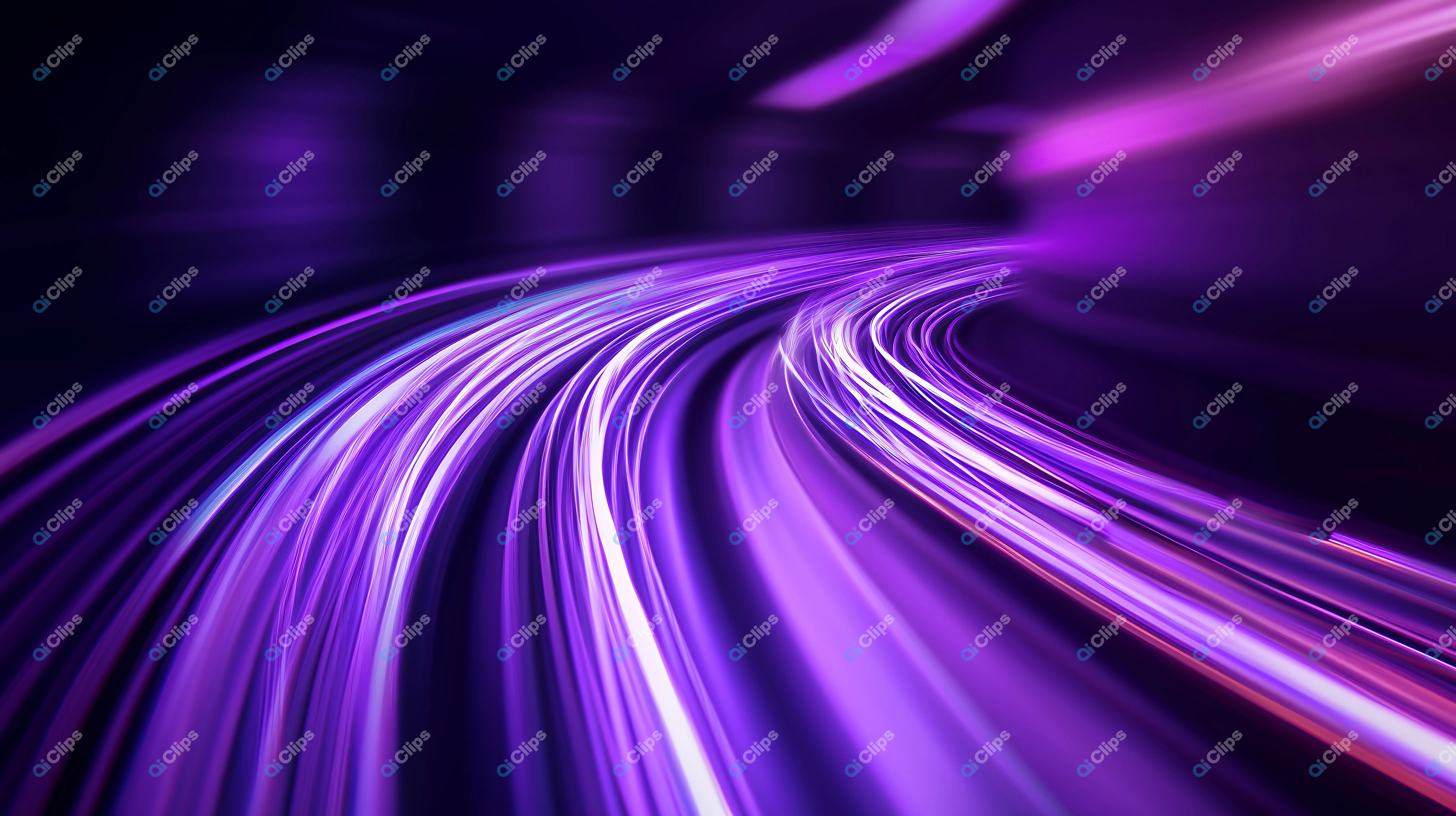 Purple Light Trails