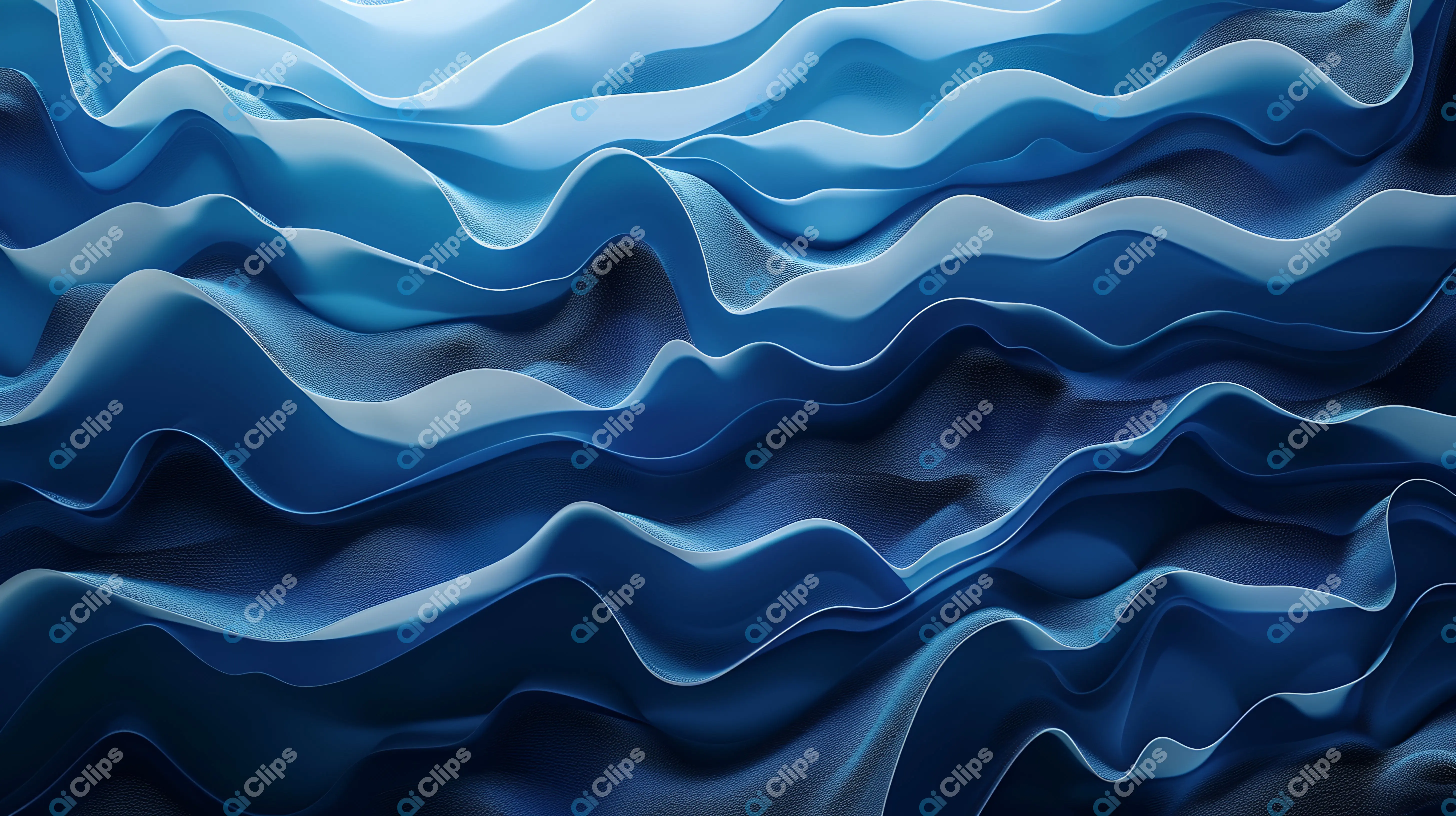 Abstract Blue Waves