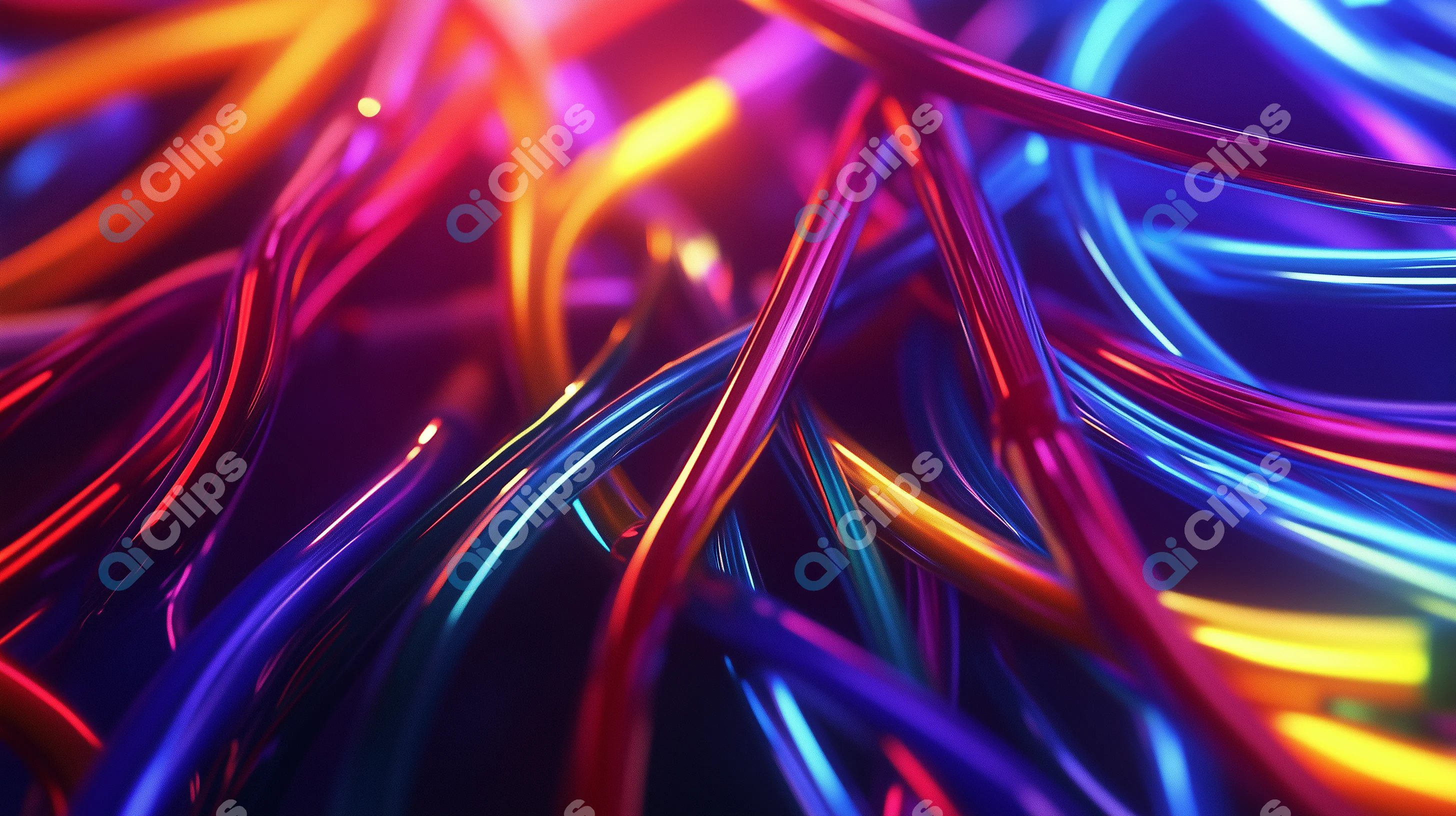 Colorful Neon Wires