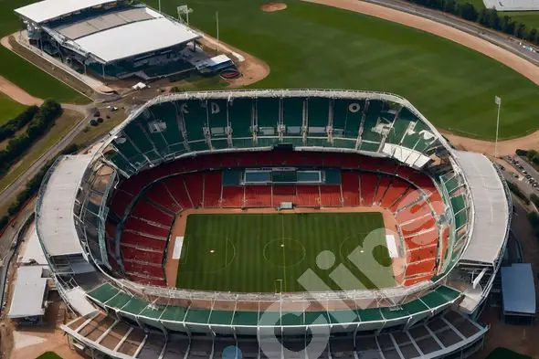 Aerial View of Stadium