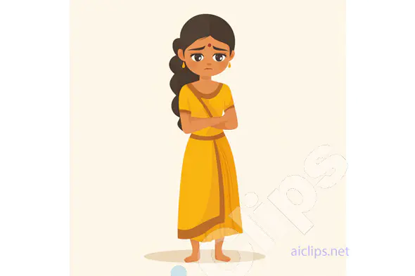 Sad Indian Girl