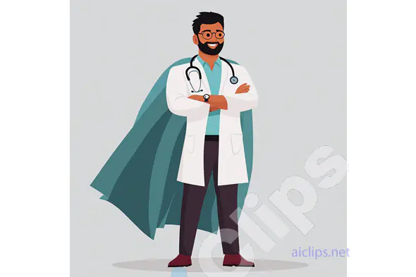 Heroic Doctor with Cape