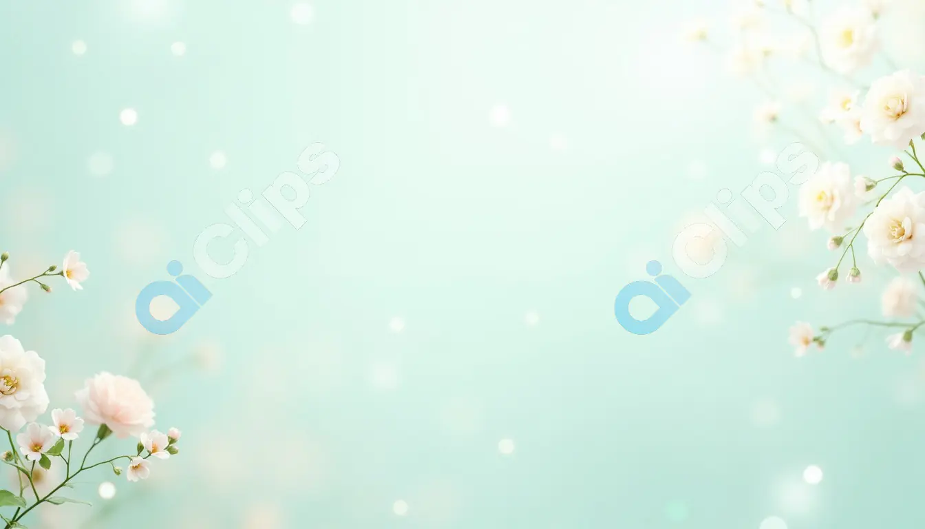 Soft Floral Spring Background