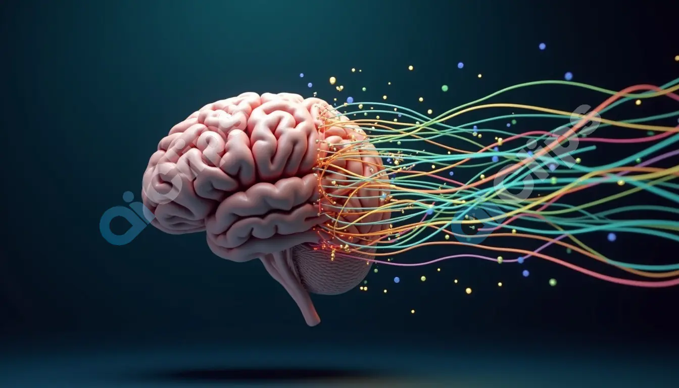 AI Neural Brain with Data Streams