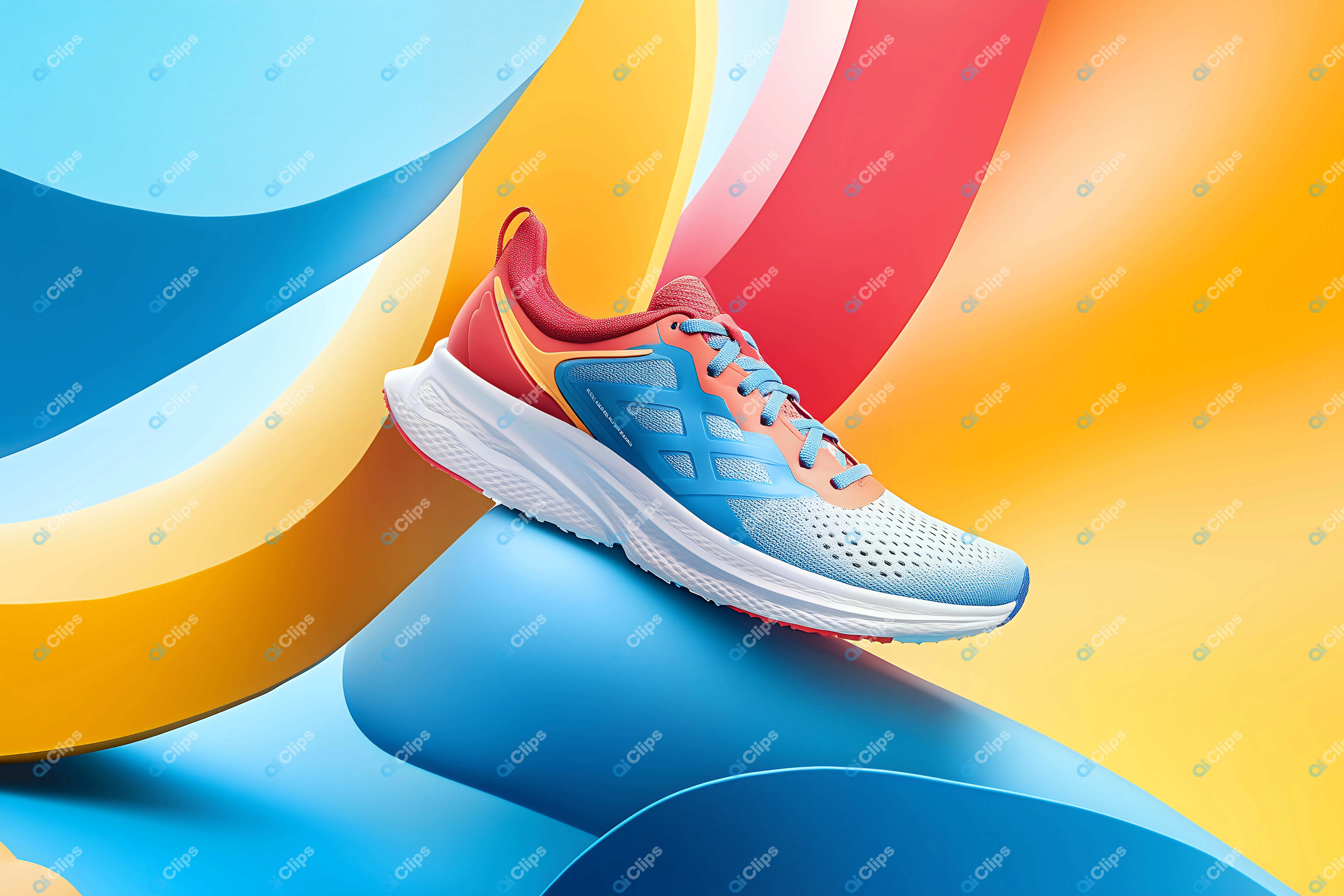 Vibrant Athletic Shoe