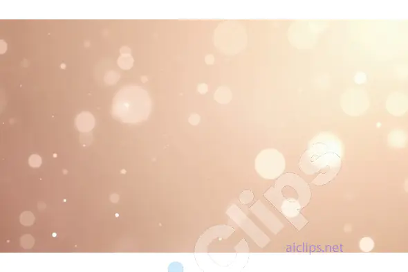Soft Beige Bokeh Background with Light Particles
