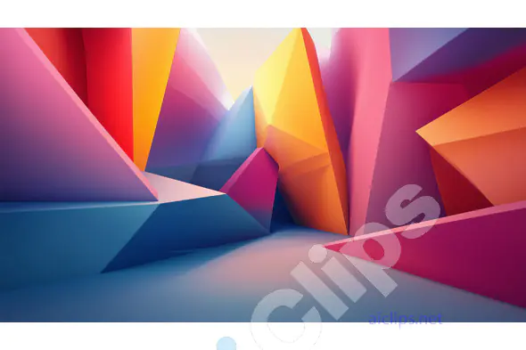Colorful Geometric Abstract
