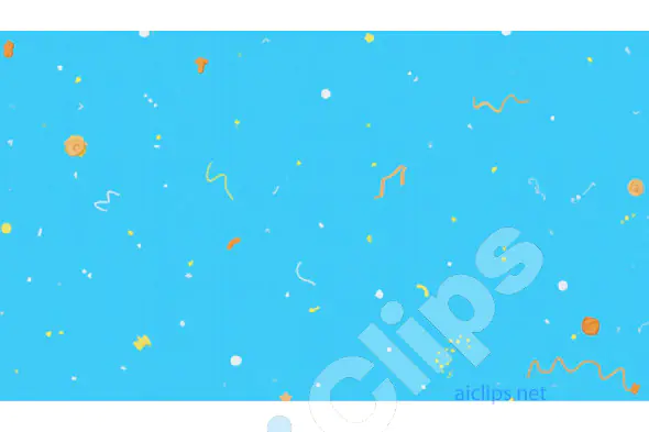 Blue Confetti Background