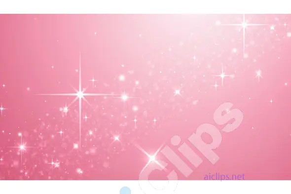 Pink Glitter Sparkle Background with Stars