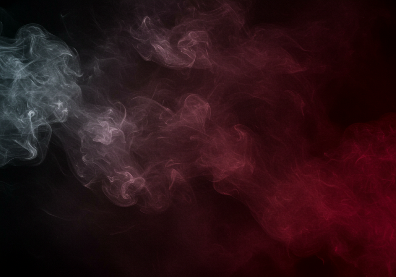 Red and White Smoky Abstract Background