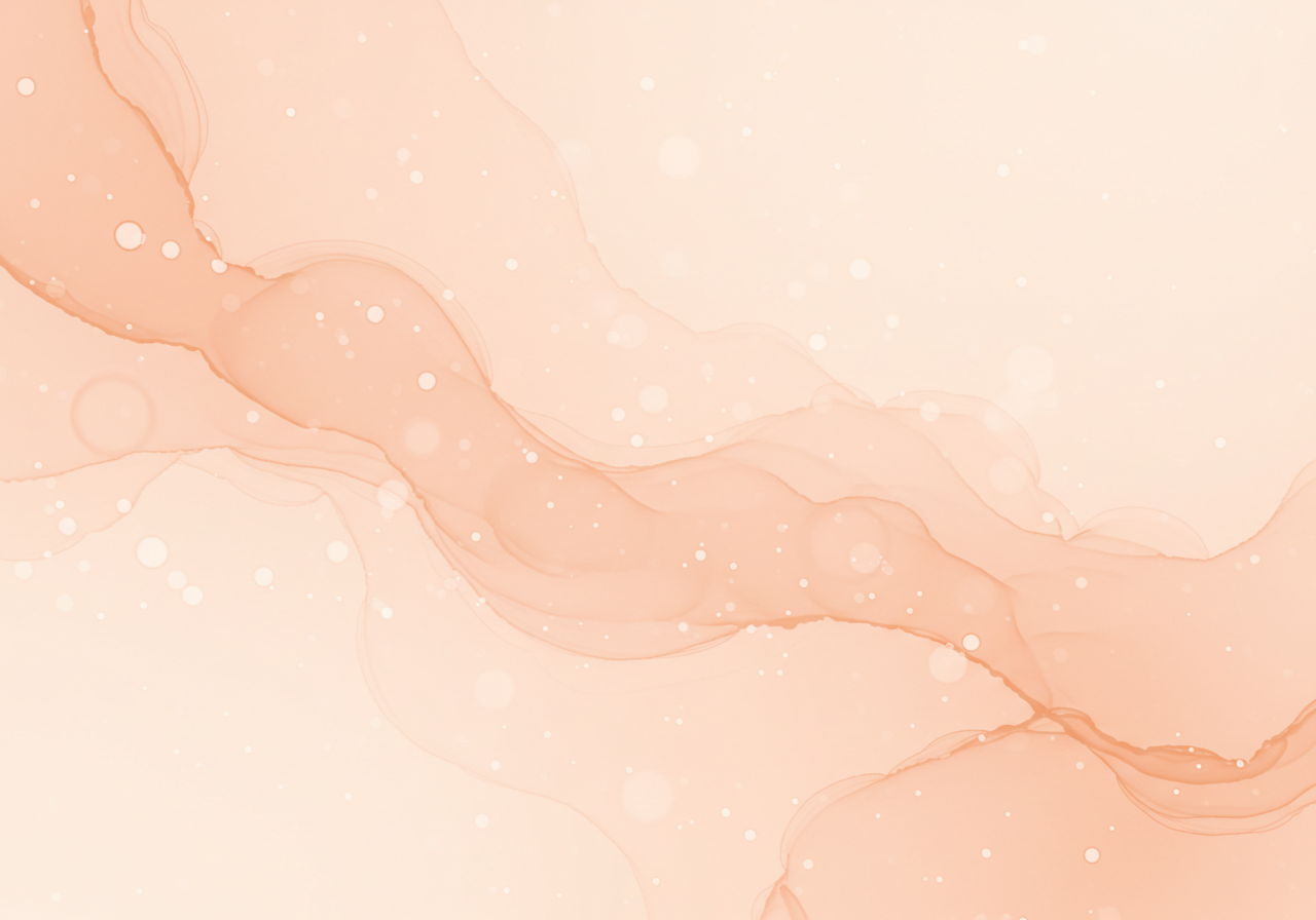 Elegant Abstract Peach Watercolor Background