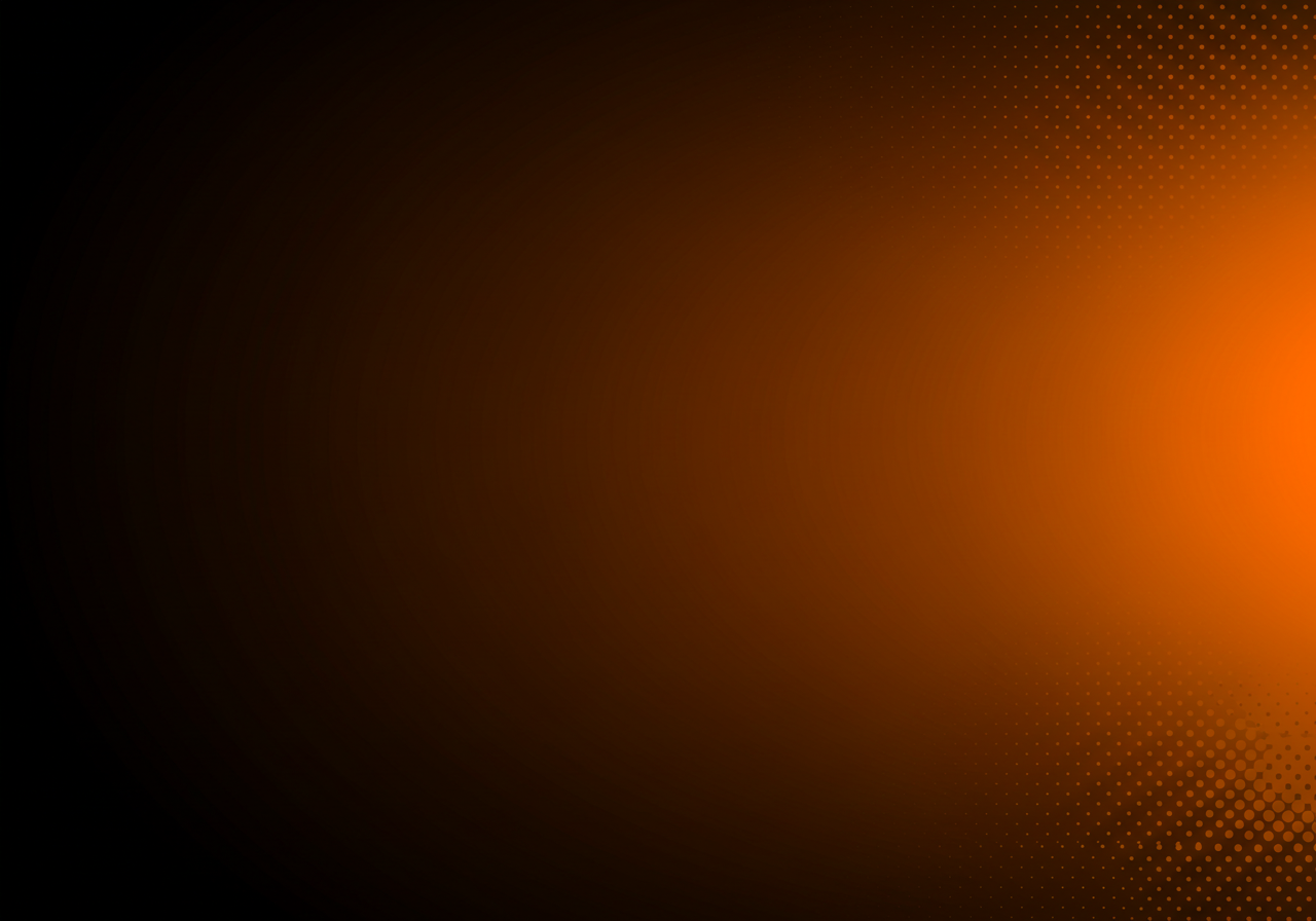 Abstract Orange Halftone Gradient Background