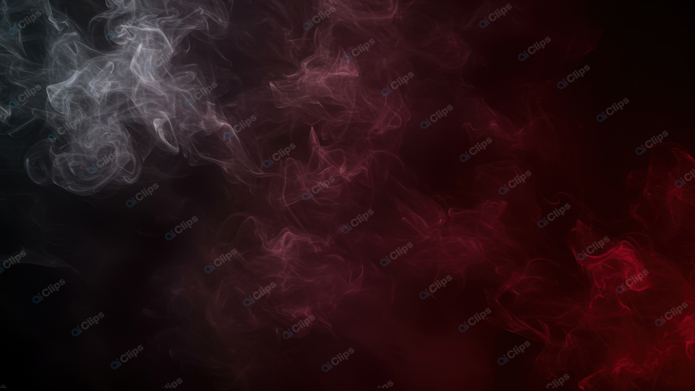 Dark Red and White Smoke on Black Background