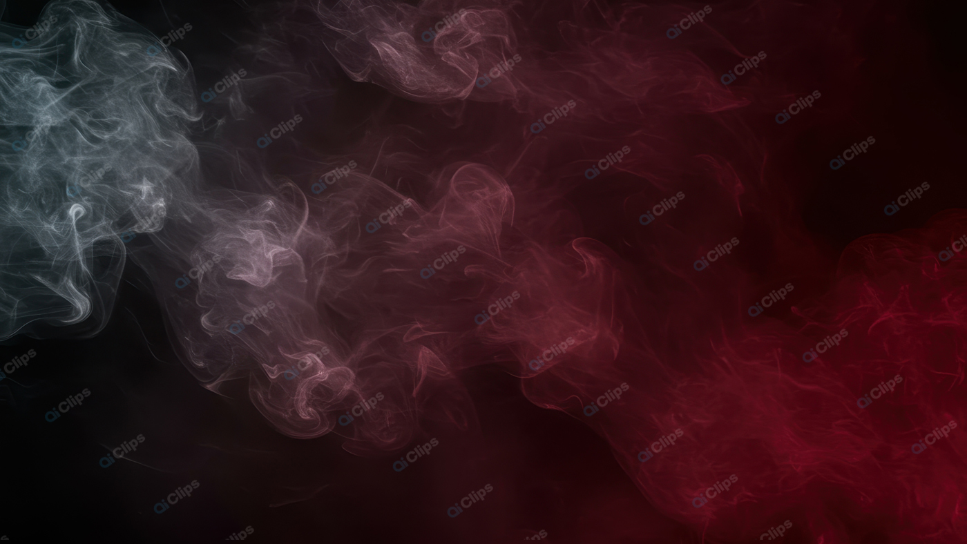 Red and White Smoky Abstract Background