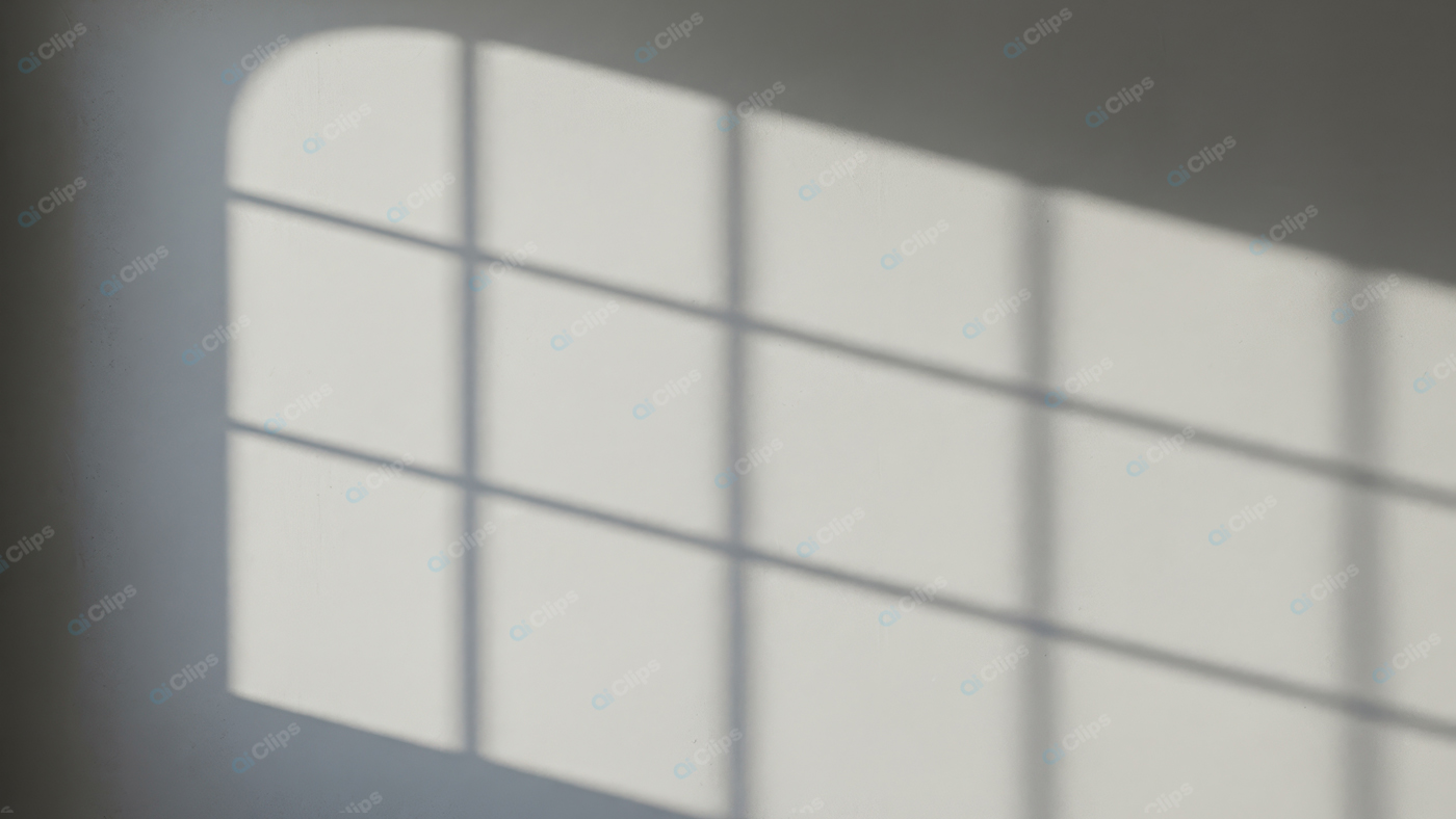 Window Light Pattern on Gray Wall