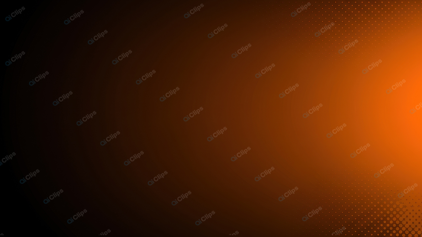 Abstract Orange Halftone Gradient Background