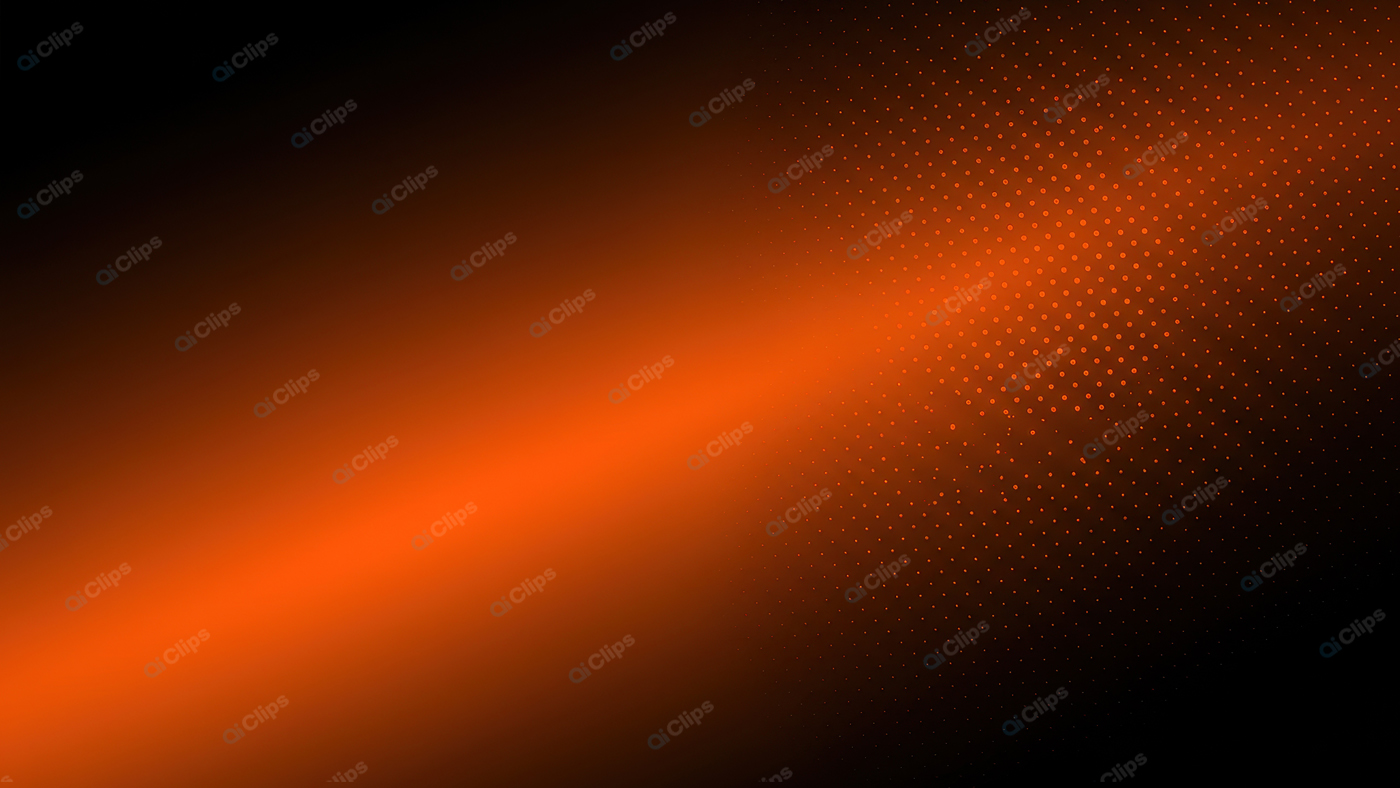 Orange Gradient with Dotted Pattern on Black Background