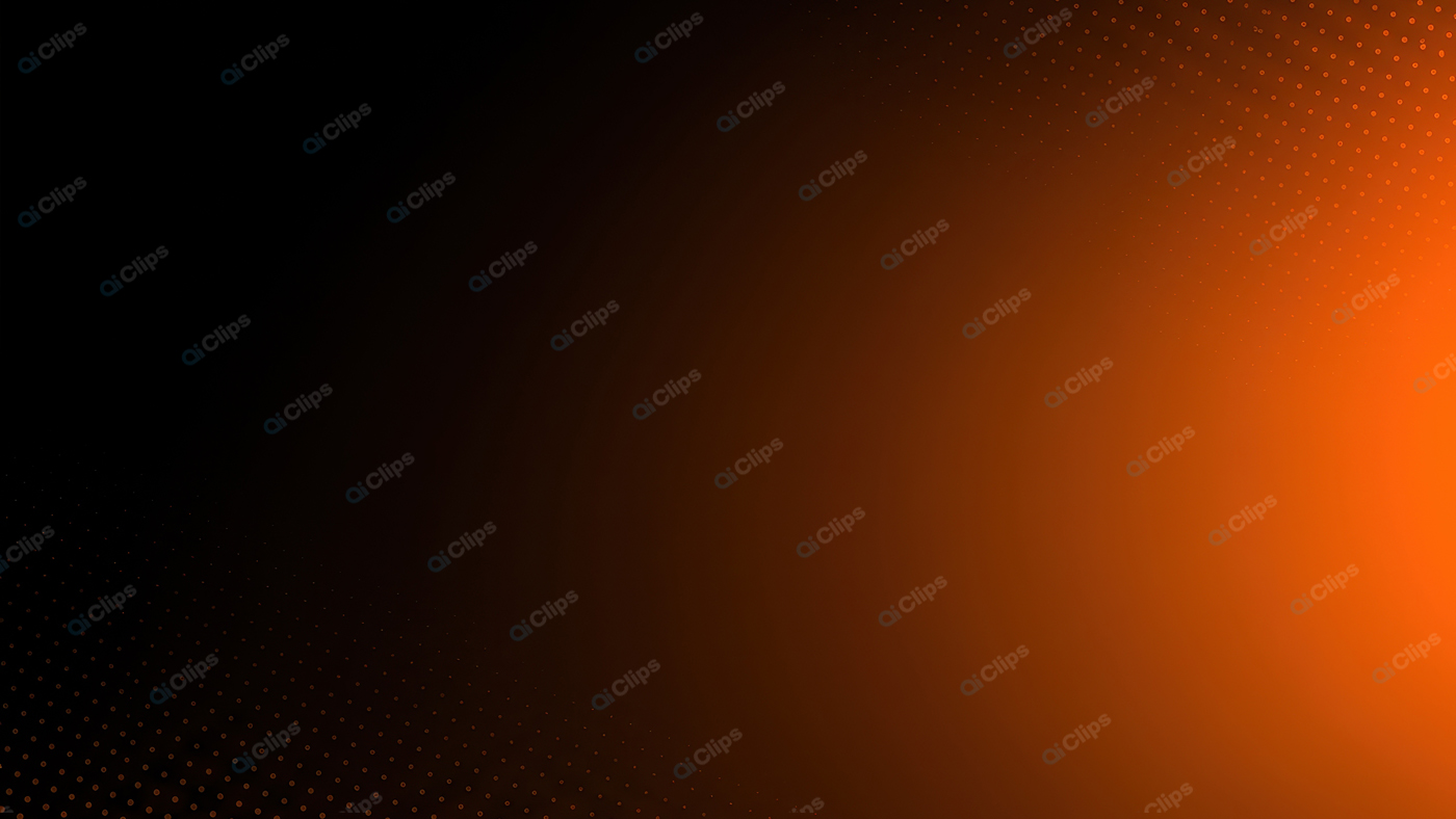 Dynamic Orange Gradient with Halftone Pattern Background
