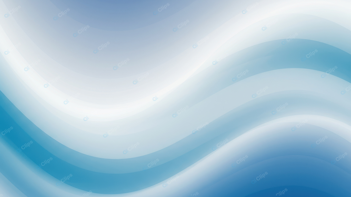 Abstract Blue and White Wave Pattern Background