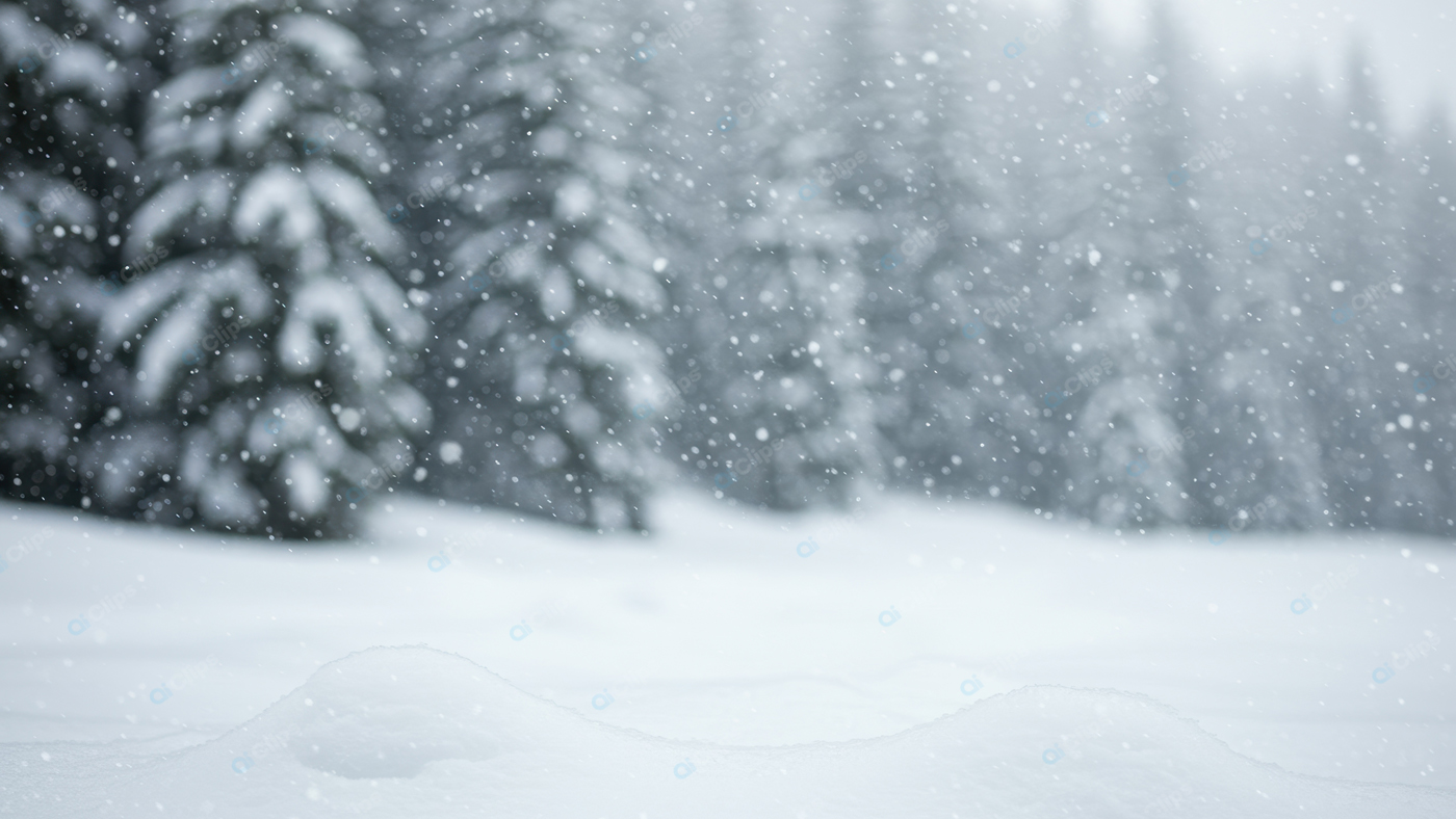 Snowy Forest in Winter Wonderland