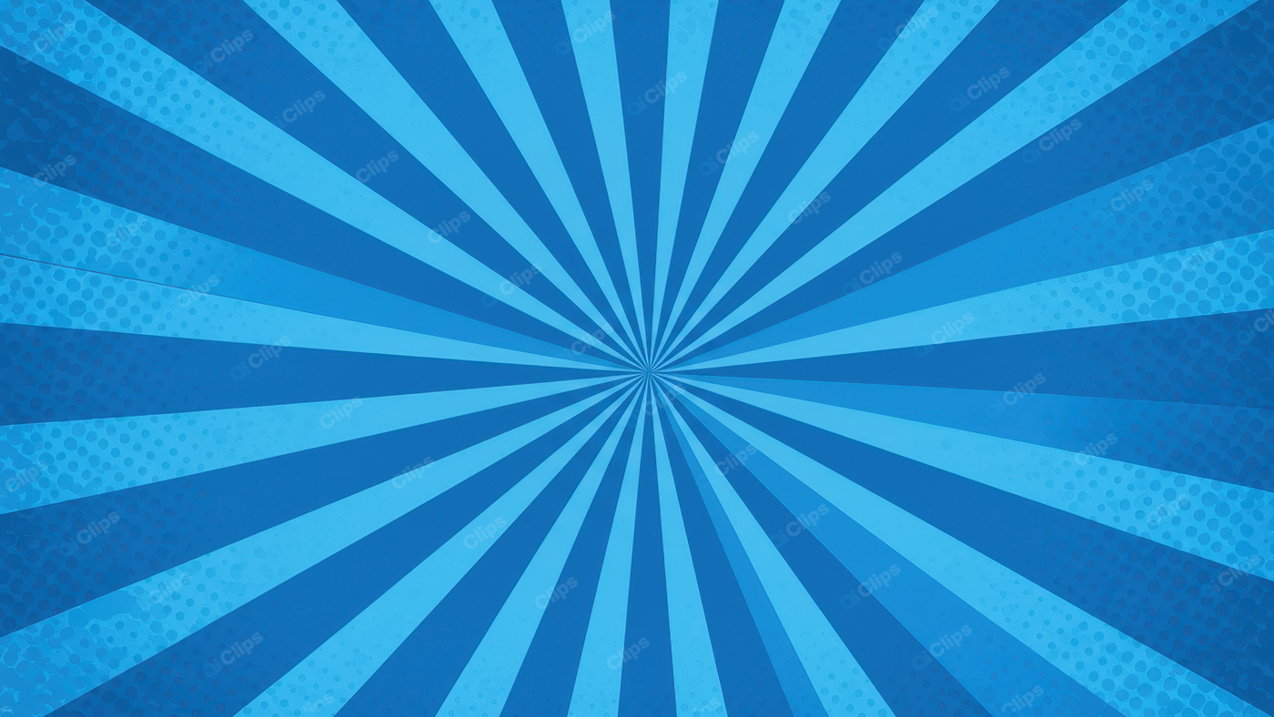 Blue Pop Art Starburst Background Design