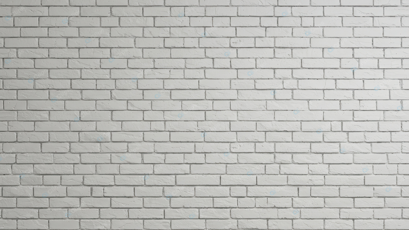 White Brick Wall Background Textured Pattern