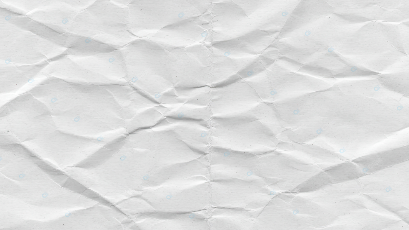 Wrinkled White Paper Texture Background