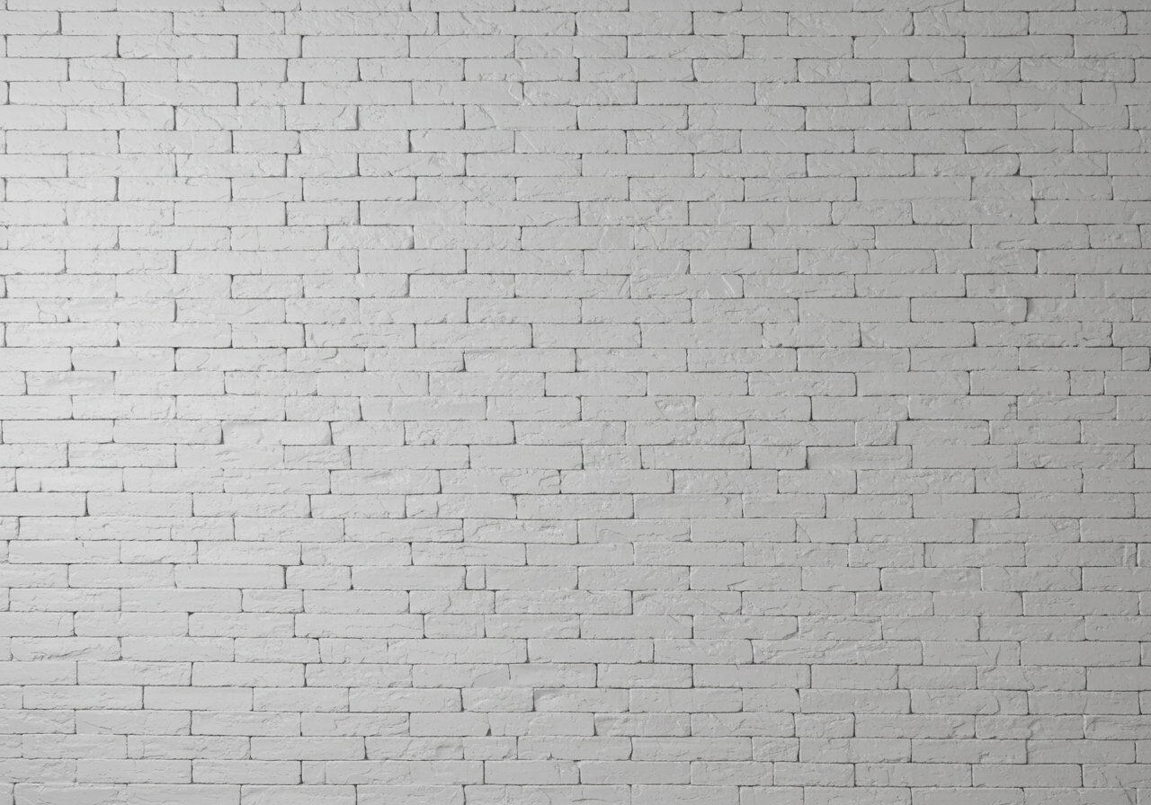 White Brick Wall Texture Background