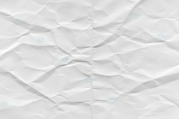 Wrinkled White Paper Texture Background