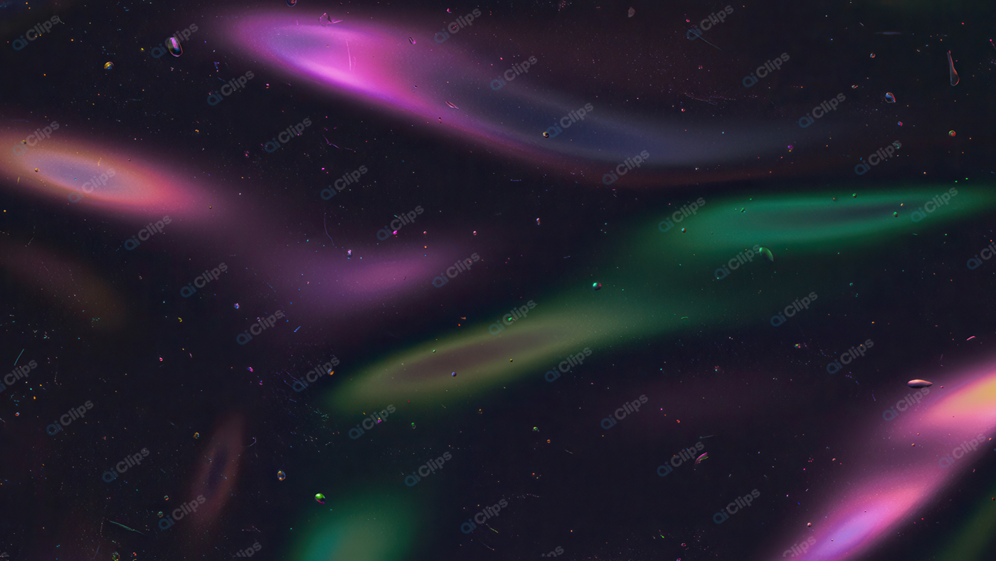 Colorful Abstract Light Streaks on Dark Background