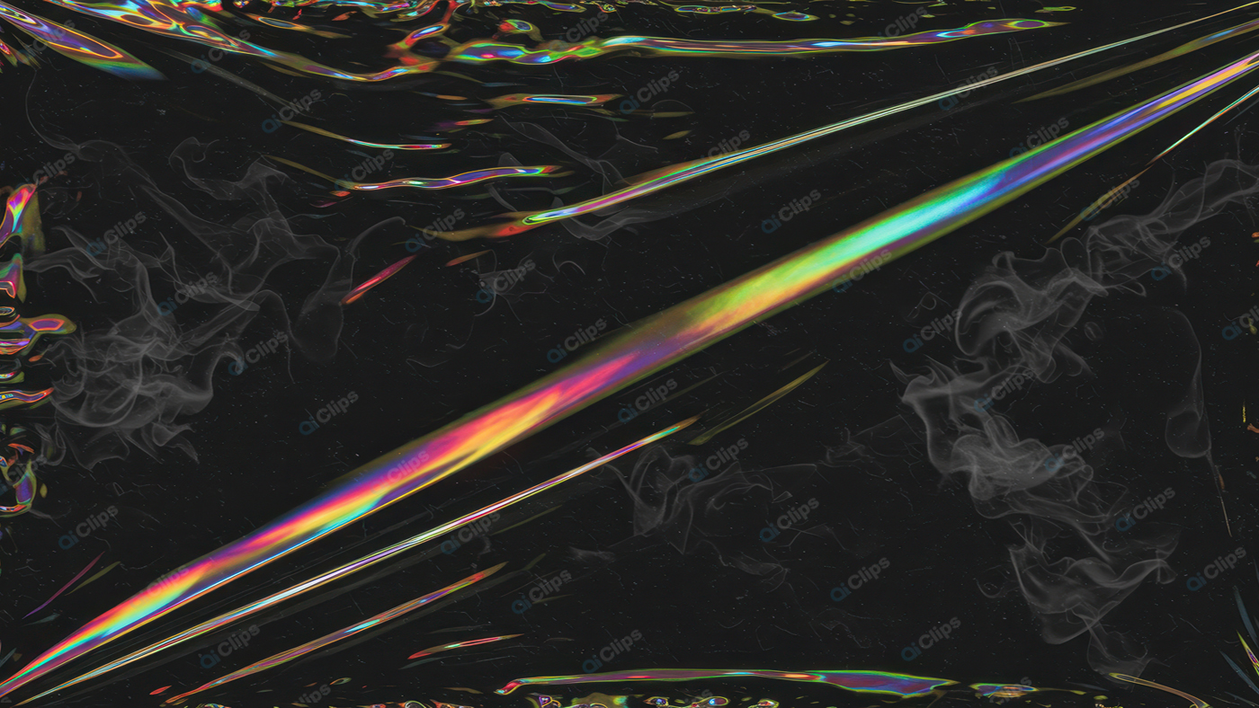 Prismatic Light and Smoke Abstract Pattern
