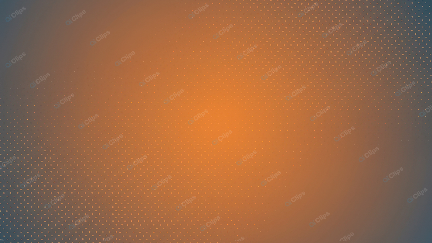 Gradient Orange and Blue Halftone Background