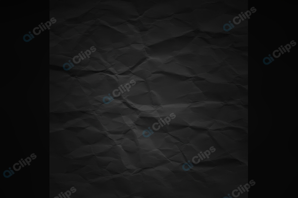 Black Crumpled Paper Texture Background