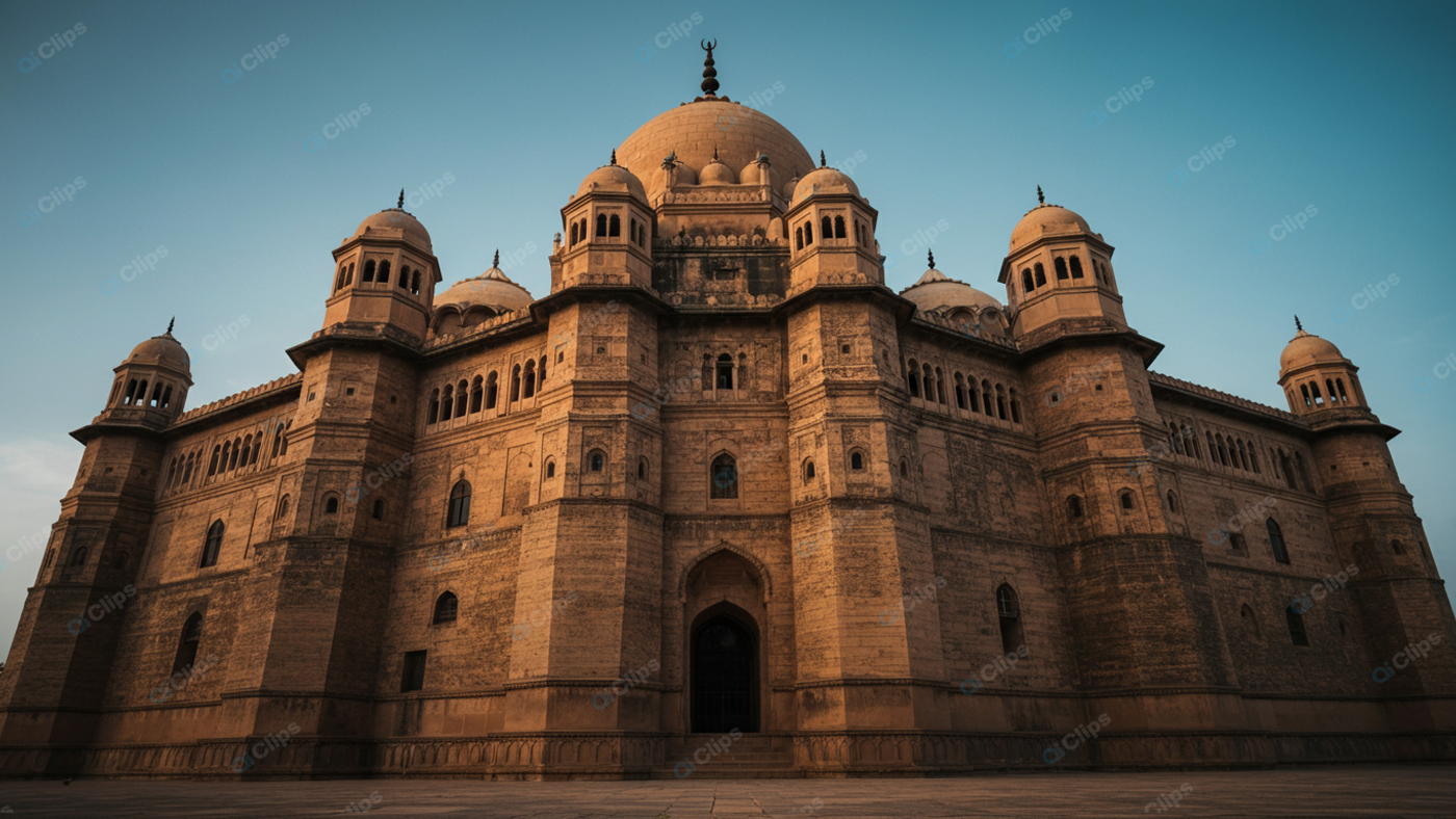 Majestic Historic Palace at Sunset