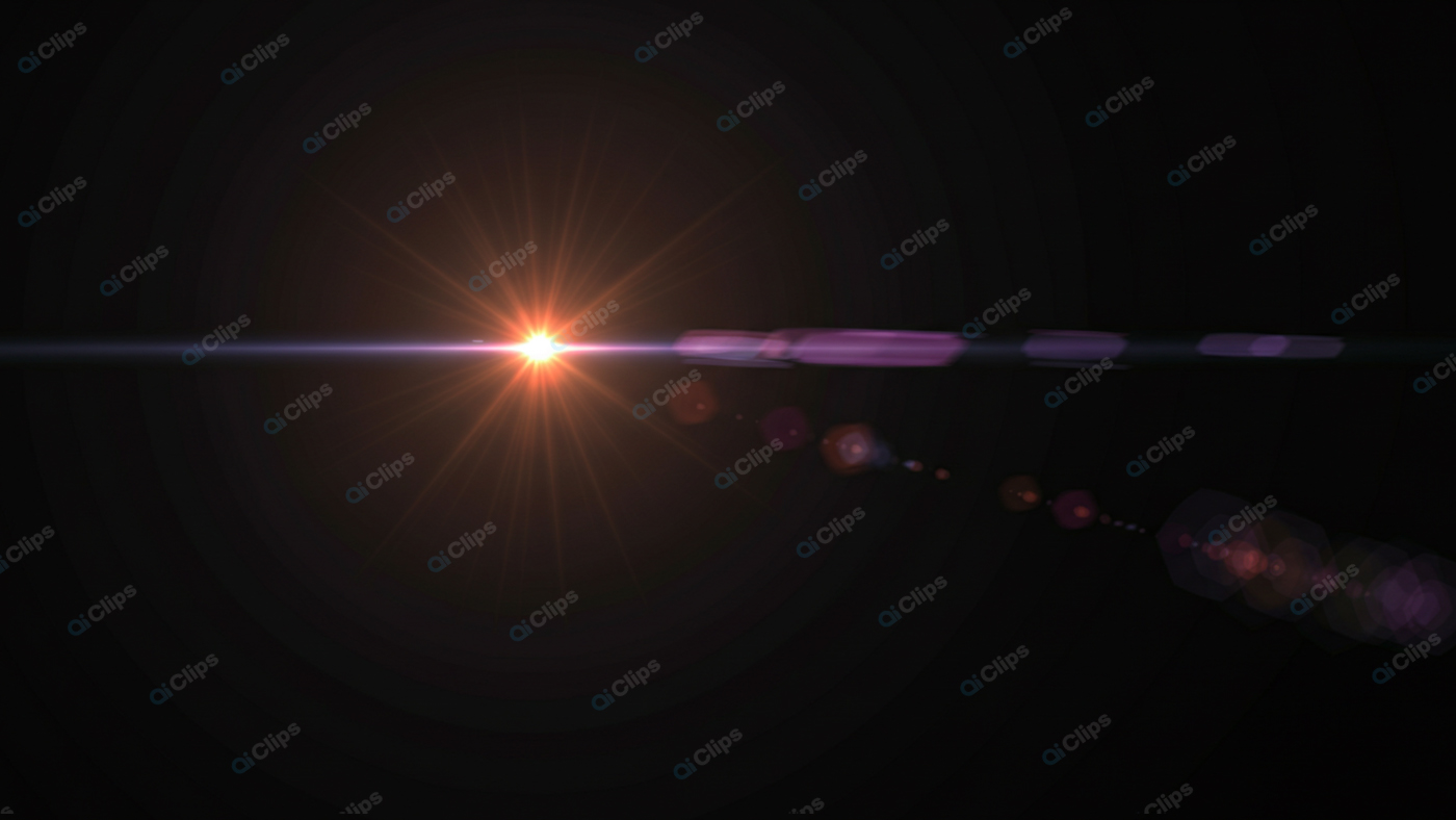 Lens Flare Effect with a Brilliant Light Burst
