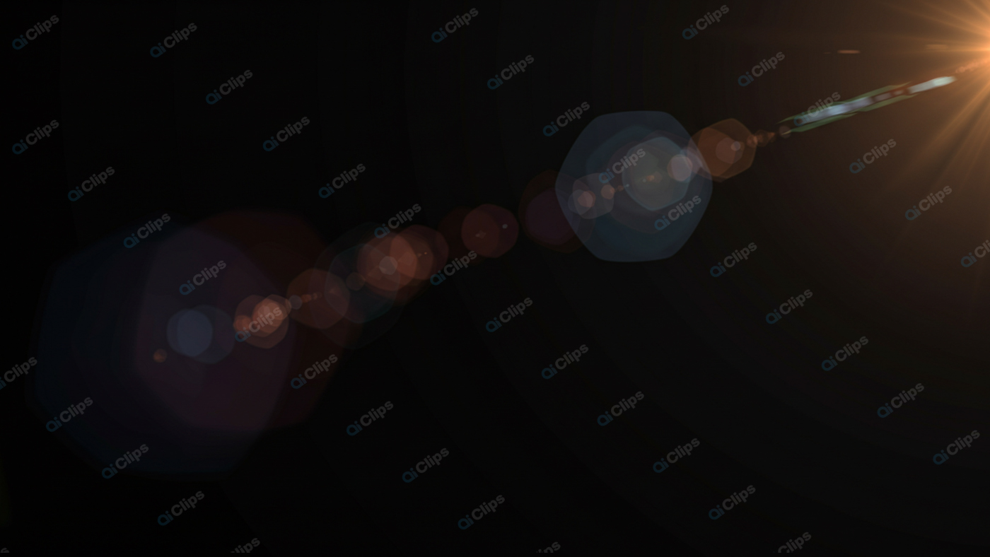 Sunlight Lens Flare with Bokeh Effect