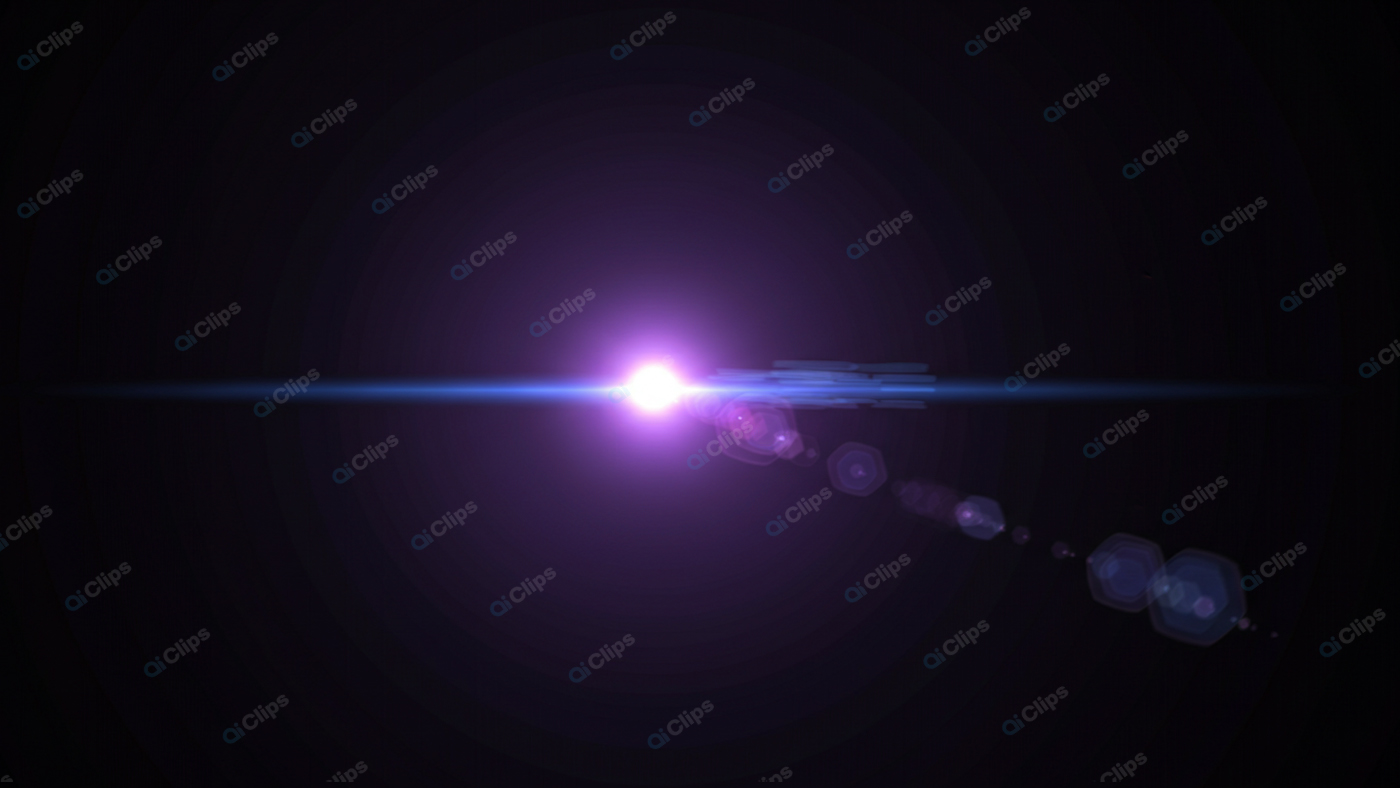 Purple Light Flare on Dark Background