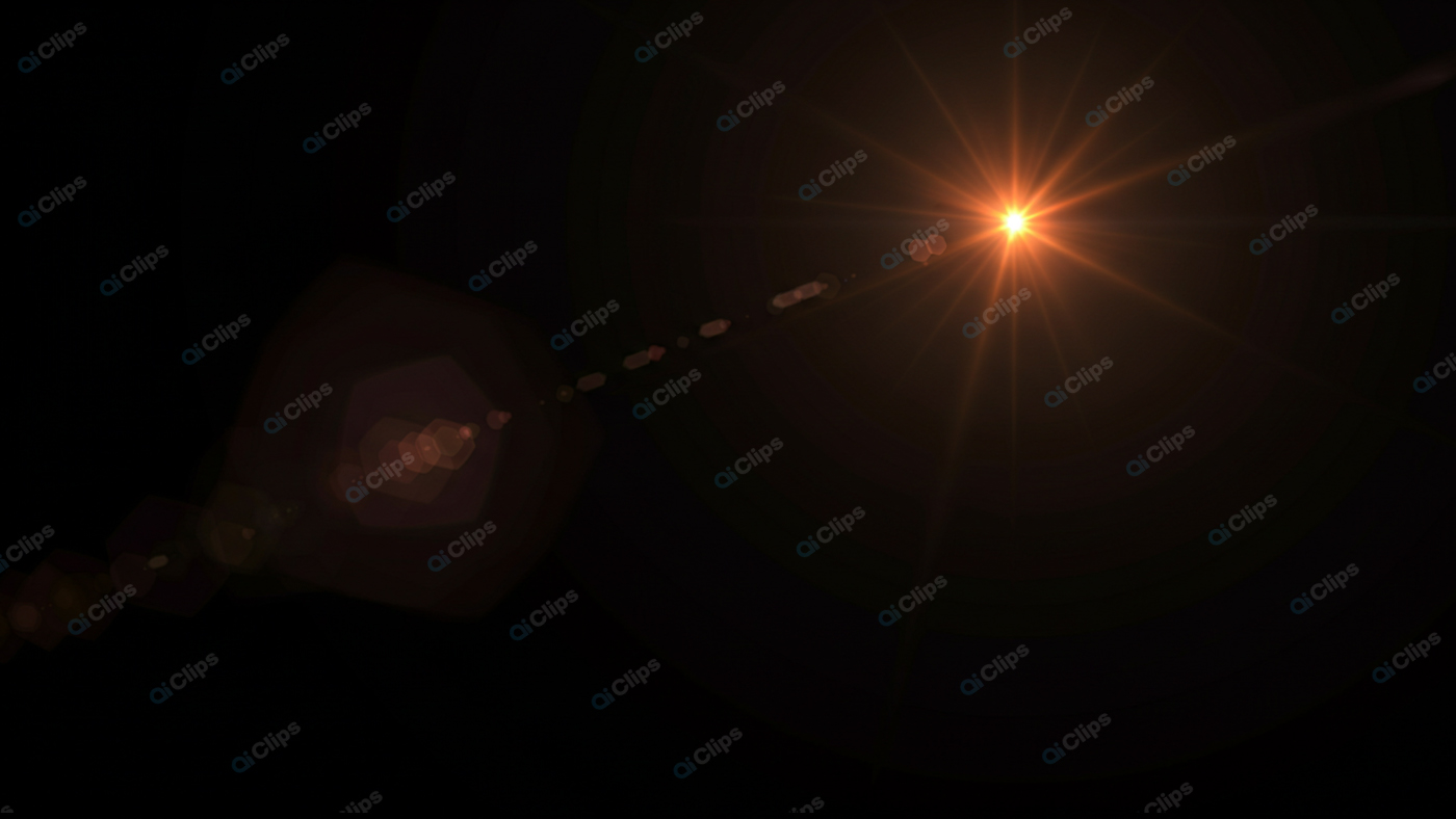 Bright Solar Flare Effect in Dark Background