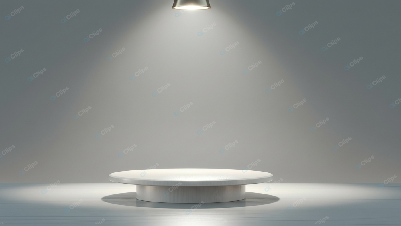 Minimalist Product Display Under Spotlight