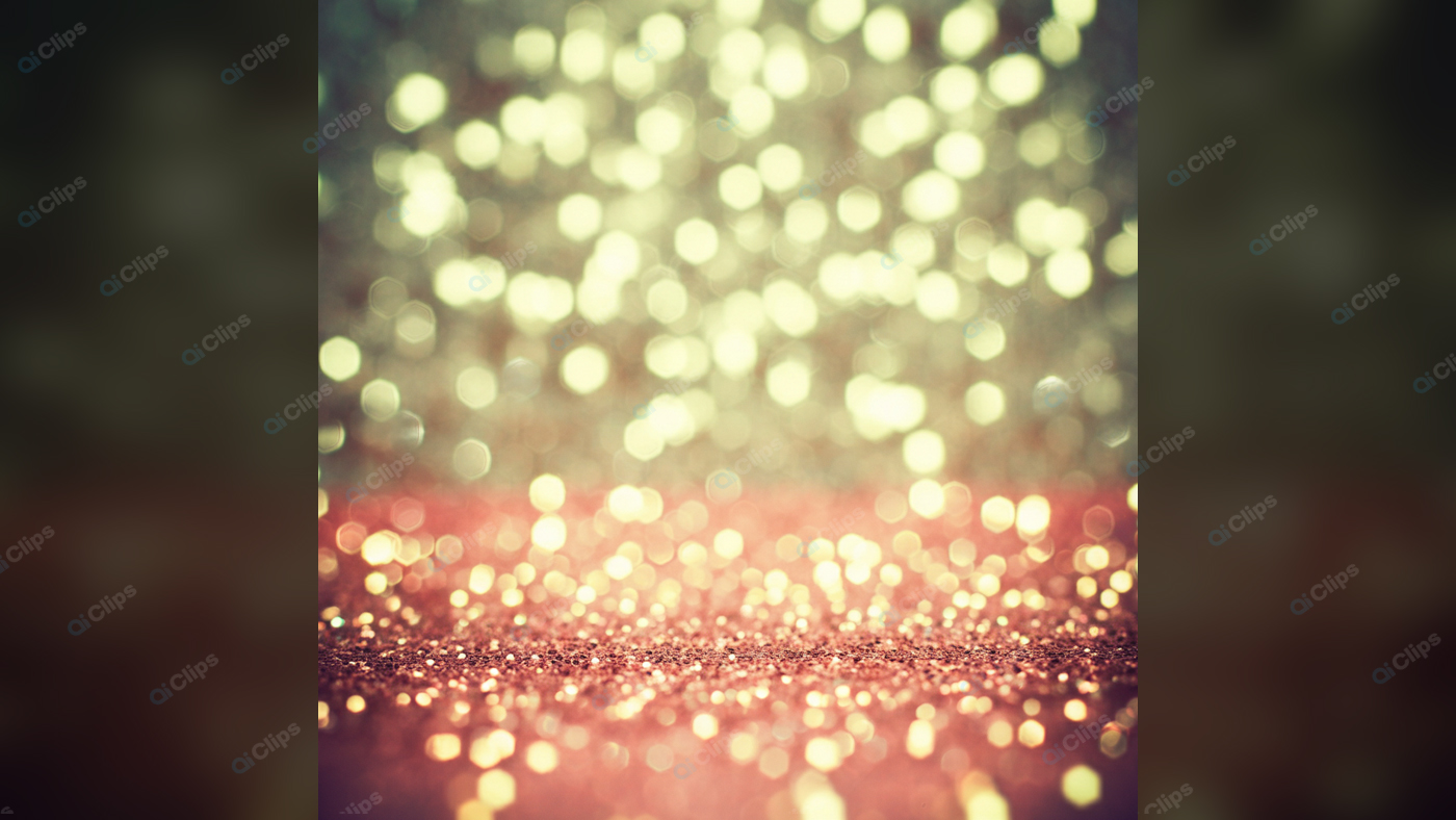 Shimmering Gold and Pink Bokeh Background